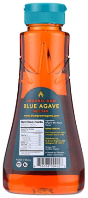 Blue Green Organics Nectar Raw Blue Agave - 16 Oz - Image 2