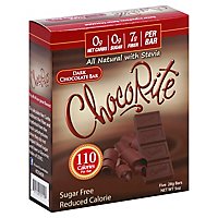 ChocoRite Chocolate Bar Sugar Free Dark - 5-1 Oz - Image 1