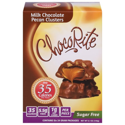 ChocoRite Pecan Clusters Milk Chocolate - 6-0.84 Oz - Image 3
