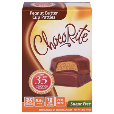 Chocolite Peanut Butter Cup Patties Sugar Free Value Pack - 6-0.84 Oz - Image 1