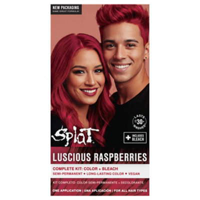 Splat Luscious Raspberries Hair Color Kit - Each