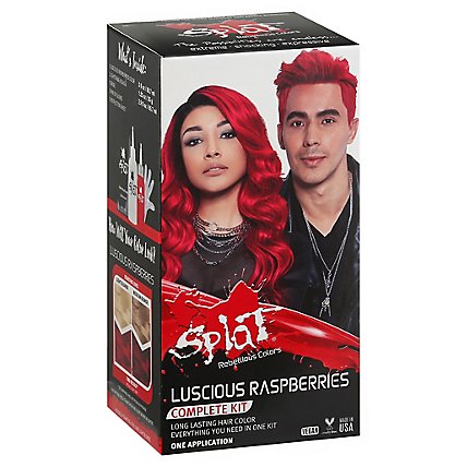 Splat Luscious Raspberries Hair Color Kit - Each - Image 1