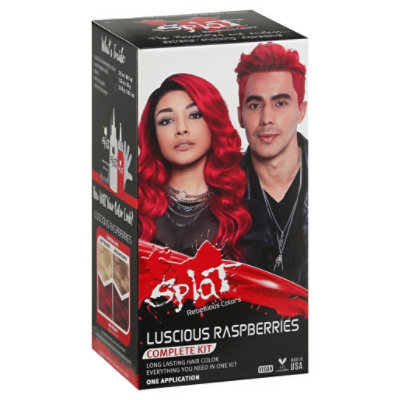 Splat Luscious Raspberries Hair Color Kit - Each