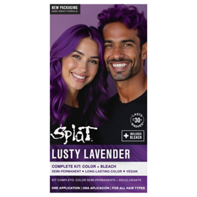 Splat Lusty Lavender Hair Color Kit - Each - Image 2