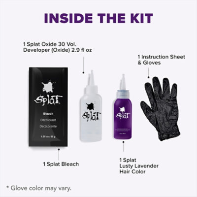 Splat Lusty Lavender Hair Color Kit - Each - Image 5