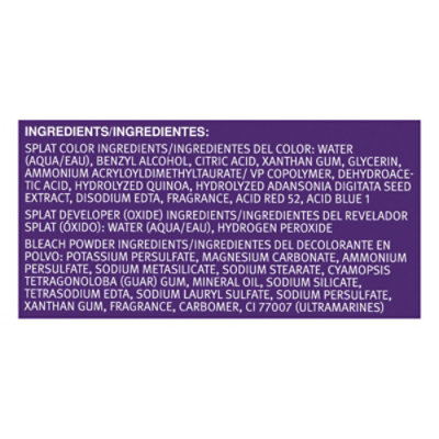 Splat Lusty Lavender Hair Color Kit - Each - Image 3