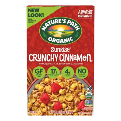 Nature's Path Organic Sunrise Crunchy Cinnamon Gluten Free Breakfast Cereal - 10.6 Oz - Image 3