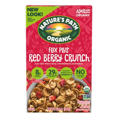 Nature's Path Organic Flax Plus Red Berry Crunch Breakfast Cereal - 10.6 Oz - Image 3