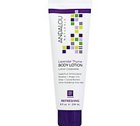 Andalou Naturals Body Lotion Lavndr Thyme - 8 Oz