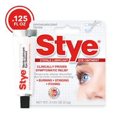 Stye Eye Ointment Sterile Lubricant - 0.125 Oz - Image 1