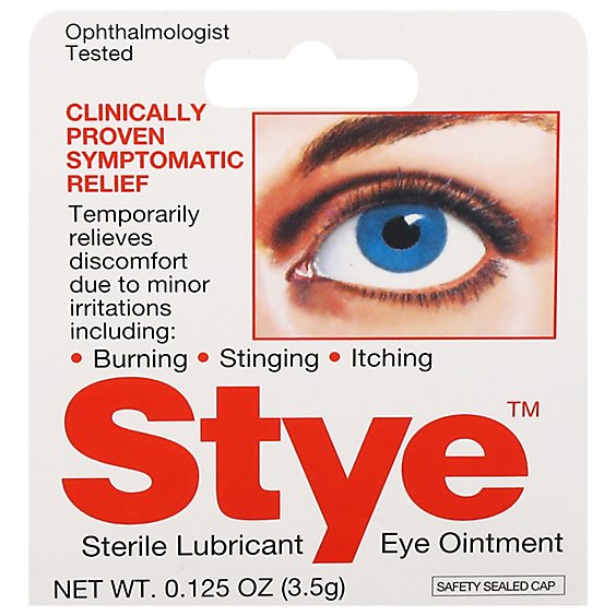 Stye Eye Ointment Sterile Lubricant - 0.125 Oz