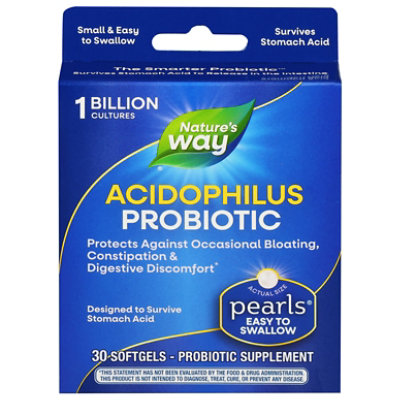 Enzymatic Therapy Pearls Acidophilus - 30 Count