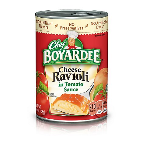 Chef Boyardee Pasta Ravioli Cheese - 15 Oz