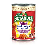 Chef Boyardee Mini Beef Ravioli And Meatballs - 15 Oz - Image 2