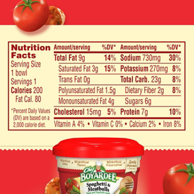 Chef Boyardee Spaghetti & Meatballs - 7.5 Oz - Image 4