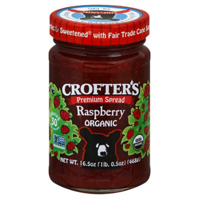 Crofters Premium Spread Organic Raspberry - 16.5 Oz - Image 1