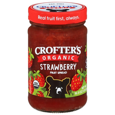 Crofters Premium Spread Organic Strawberry - 16.5 Oz - Image 2