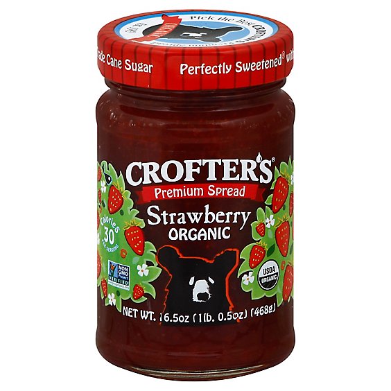 Crofters Premium Spread Organic Strawberry - 16.5 Oz