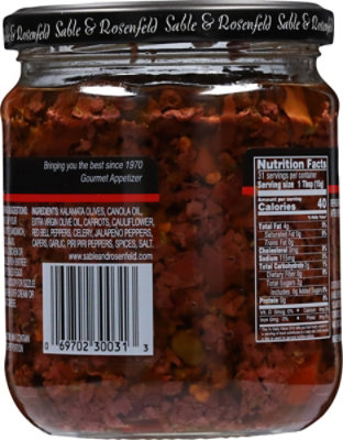 Sable & Rosenfeld Bruschetta Olive Spicy - 16 Oz - Image 5
