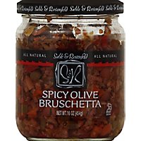Sable & Rosenfeld Bruschetta Olive Spicy - 16 Oz - Image 2