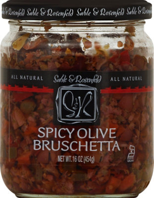 Sable & Rosenfeld Bruschetta Olive Spicy - 16 Oz - Image 2