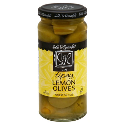 Sable & Rosenfeld Tipsy Olives Lemon Gin - 5 Oz - Image 1