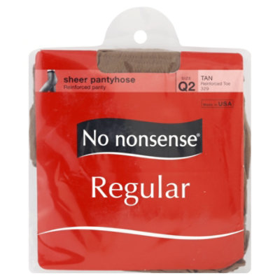 No Nonsense Hsry Regular Rtoe Q Tan - Each