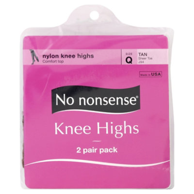 No Nonsense Knee Hi Sfoot J94 Tan - Each - Image 1