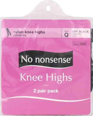 No Nonsense Knee Hi Sfoot M45 Oblk - Each - Image 2