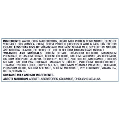 Ensure Plus Nutrition Shake Ready To Drink Dark Chocolate 6-8 Fl. Oz. - Image 4