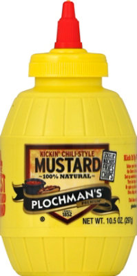 Plocmans Premium Mustard Kickin Chili-Style - 10.5 Oz - Image 2