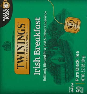 Twinings of London Black Tea Irish Breakfast - 50 Count - Image 5