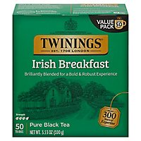 Twinings of London Black Tea Irish Breakfast - 50 Count - Image 1