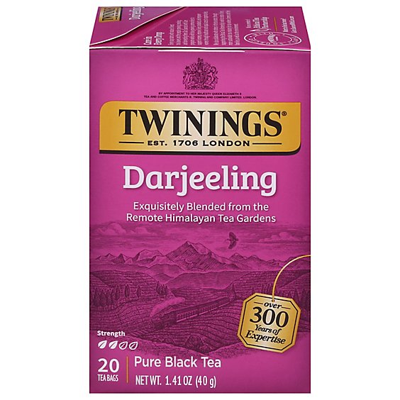 Twinings of London Black Tea Darjeeling - 20 Count