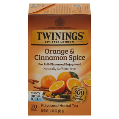 Twinings of London Herbal Tea Caffeine Free Orange & Cinnamon Spice - 20 Count - Image 3