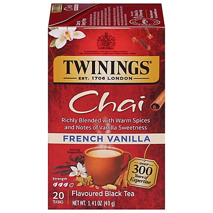 Twinings of London Black Tea Chai French Vanilla - 20 Count - Image 3