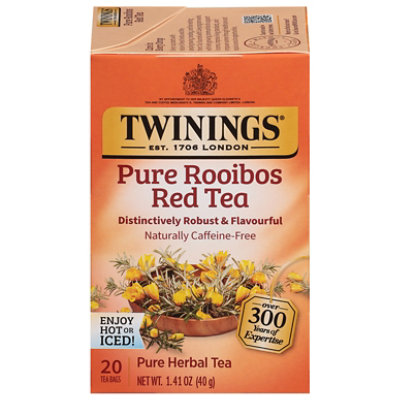 Twinings Tea Red Herbal Pure Rooibos - 20 Count - Image 3