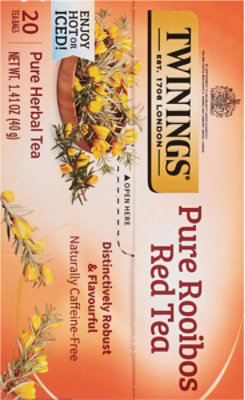 Twinings Tea Red Herbal Pure Rooibos - 20 Count - Image 5