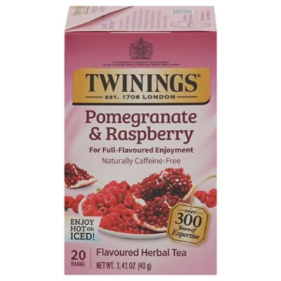 Twinings of London Herbal Tea Caffeine Free Pomegranate & Raspberry - 20 Count - Image 3