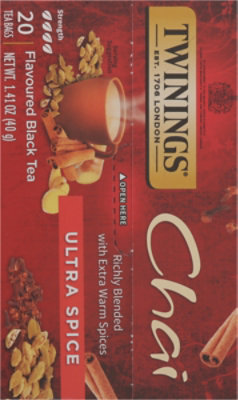 Twinings of London Black Tea Chai Ultra Spice - 20 Count - Image 5