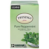 Twinings of London Herbal Tea K-Cup Pods Pure Peppermint - 12-0.11 Oz - Image 2