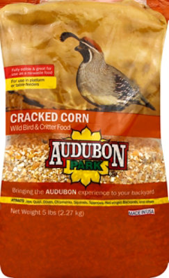 Audubon Park Wild Bird & Critter Food Cracked Corn Bag - 5 Lb - Image 1