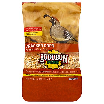 Audubon Park Wild Bird & Critter Food Cracked Corn Bag - 5 Lb - Image 1