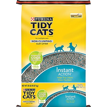 Tidy Cats Instant Action Cat Litter - 20 Lbs - Image 1