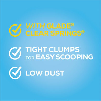 Tidy Cats Cat Litter Clumping For Multiple Cats With Glade Clear Springs Jug - 14 Lb - Image 5