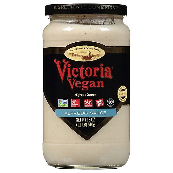 Victoria Vegan Sauce Alfredo Vegan Original - 18 Oz