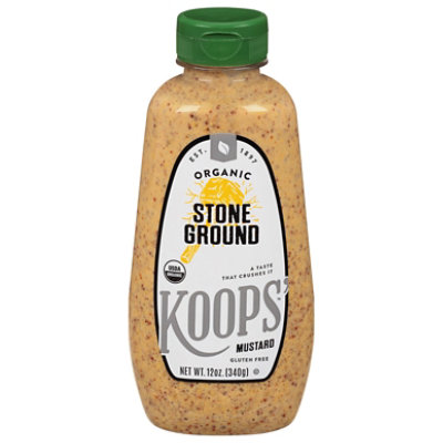 Koops Mustard Organic Stone Ground - 12 Oz - Image 2