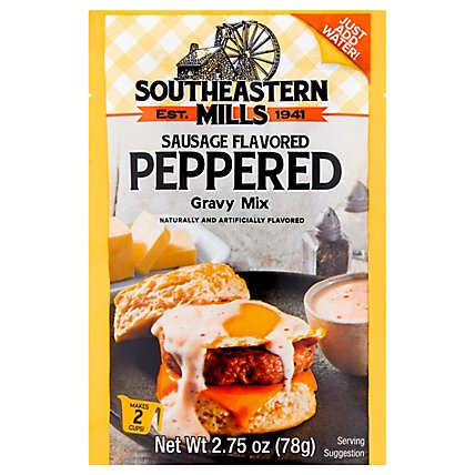 Southeastern Mills Gravy Mix with Sausage Flavor Peppered - 2.75 Oz - Image 3