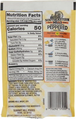 Southeastern Mills Gravy Mix with Sausage Flavor Peppered - 2.75 Oz - Image 6