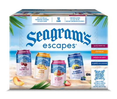 Seagram's Escapes Classic Variety Pack Cans - 12-12 Oz - Image 2